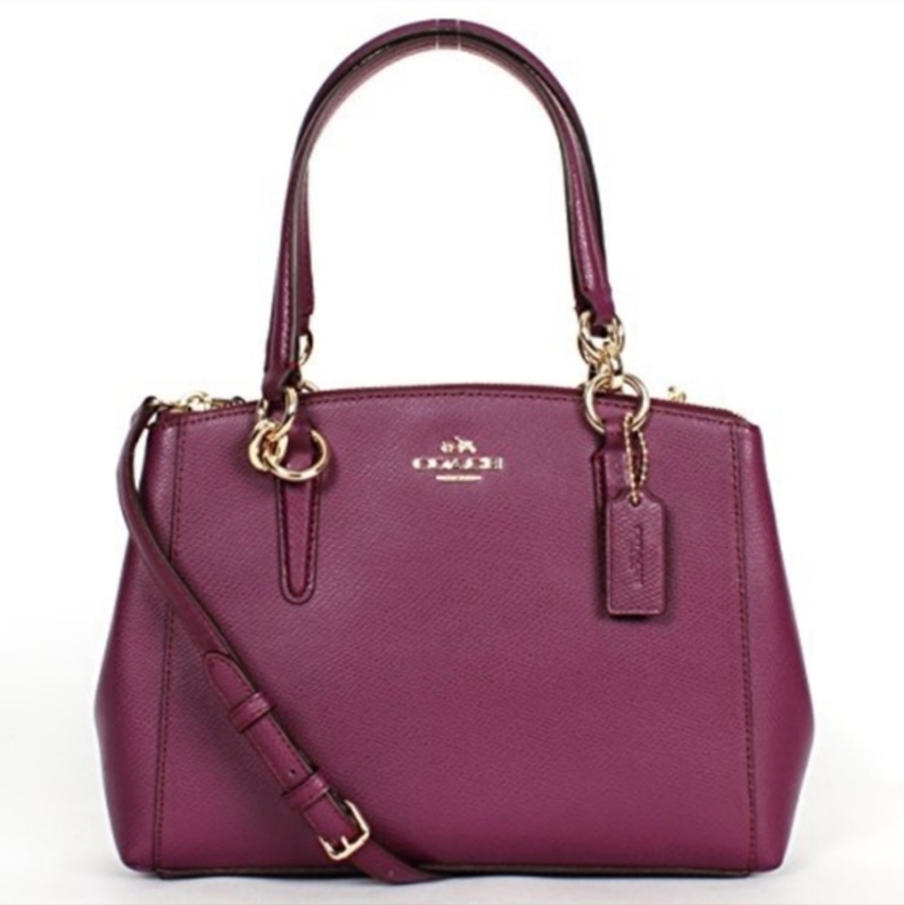 Coach Christie Carryall Leather Satchel Large